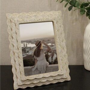 Neutral Textured Cream Picture Frame - 5x7